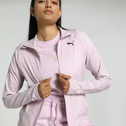Puma Lilac Textured Pattern Sports Tracksuit-image-51