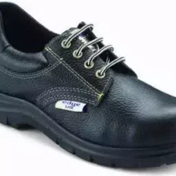 Udyogi Steel Toe Safety Shoes High Ankle PU Sole Double Density Black Size UK 6, Edge Lite Derby-picture-25