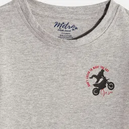 METRO KIDS COMPANY Boys Pack of 3 Printed T-shirts image 4