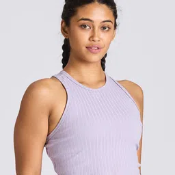 Domyos By Decathlon Solid Cropped Fitness Tank Top 520 image 2