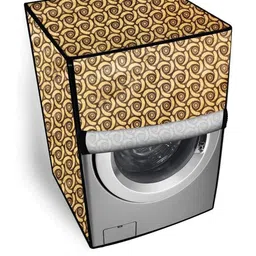 The Furnishing Tree Yellow PVC Washing Machine Covers-picture-31