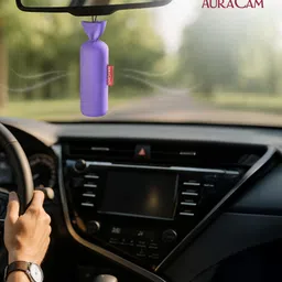 AuraCam Gold Standard Camphor Pod Cone (Lavender) - Set of 2 - Pod Air freshener For Room, Car, Bathroom, Office & Toilet | Long-Lasting Cone for Home image 4