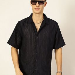 Thomas Scott Men Premium Semi Sheer Casual Shirt-picture-7