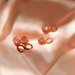 Aphrodyte Me Rose Gold Drop Earring (Pack of 2) image 1
