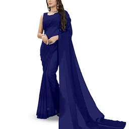 Moda Rapido Women Solid Daily Saree-image-67