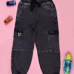 V-Mart Boys Cotton Regular Fit Joggers Trousers-picture-45
