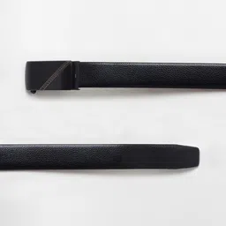 WINSOME DEAL Men Slider Buckle Closure Textured Formal Belt image 5