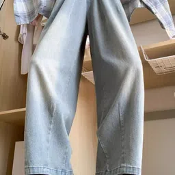 StyleCast Women Straight Fit High-Rise Light Fade Non Stretchable Cotton Jeans-image-80