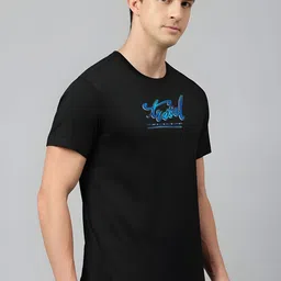SZN Men Typography Printed T-shirt image 5