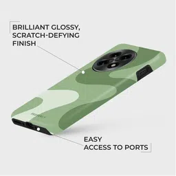 PEEPERLY Women Abstract Camouflage Printed Impact Resistant OnePlus 11 5G Back Case image 2