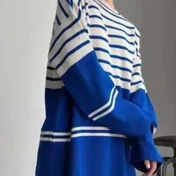 StyleCast Women Striped Boat Neck Pullover Sweaters-picture-11