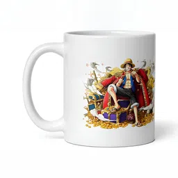 Mr UVD White & Red Graphic Printed Ceramic Glossy Mug 350 ml-image-88