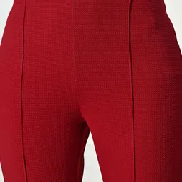 Brainbees Women Pack Of 2 Smart Skinny Fit High-Rise Trousers image 4