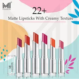 MI FASHION Set of 4 Soft Matte Long Wear Lipsticks 14g Each - Shade 14, 16, 20, 25 image 3