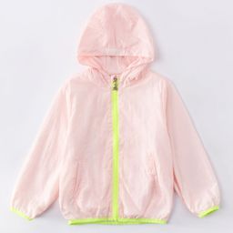 Kookie Kids Full Sleeves Striped Sweat Jacket - Pink-picture-26