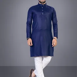 Attigo Men Regular Kurta with Pyjamas-image-48