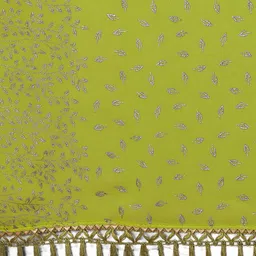 V3 FASHION STUDIO Embellished Sequinned Poly Georgette Heavy Work Saree image 3