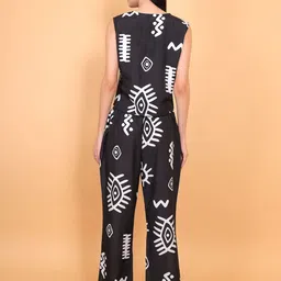 FIMS Printed V-Neck Top With Palazzos Co-Ords image 5