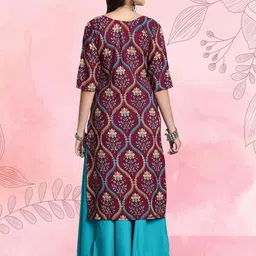 Ethnic basket Women Pack Of 2 Multicoloured Crepe Kurtas image 5