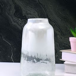 Myntra Elegant Homes White Frosted Glass FlowerVases-picture-42