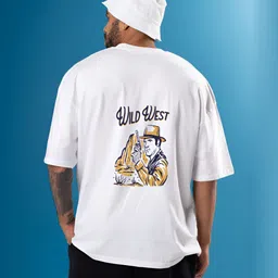 Moda Rapido Graphic Printed Drop-Shoulder Sleeves Oversized T-shirt-picture-36