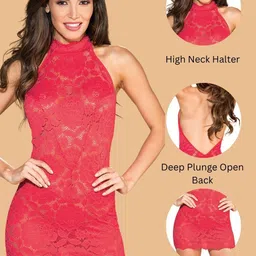 ZERJAMA Halter Neck Baby Doll image 4