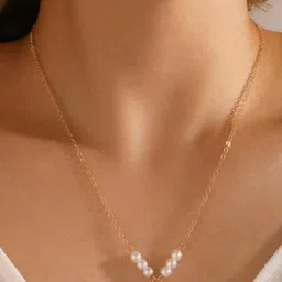 ReNi Brass Gold-Plated Necklace image 3
