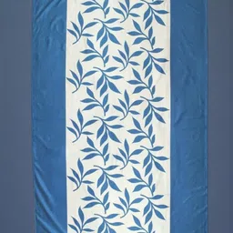 styletex 152 cm (5 ft) Polyester Semi Transparent Window Curtain (Pack Of 2) (Printed, Aqua) image 2