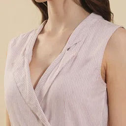 all about you all about youWomen Striped Cotton Basic Jumpsuit image 5