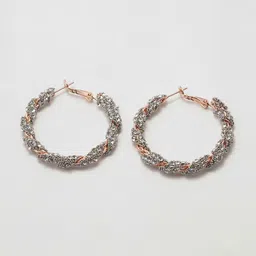Maansh Contemporary Hoop Earrings image 2