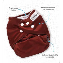 Babyhug Free Size Reusable Cloth Diaper PBB - Pack of 3 image 2
