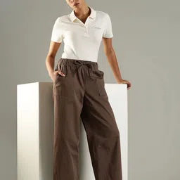 Tommy Hilfiger Women Regular Fit Mid Rise Trousers image 3