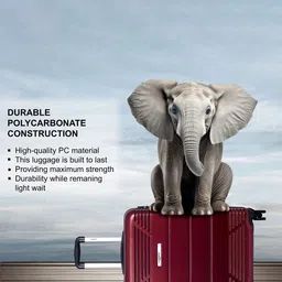 Luggero Textured Hard-Sided Small Trolley Bag image 5