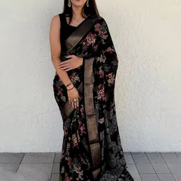 Mitera Ethnic Motifs Zari Art Silk Banarasi Saree-picture-22