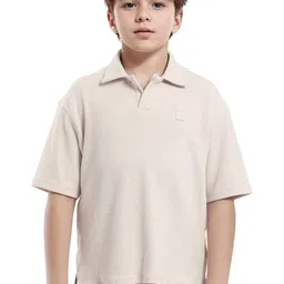 RARE ONES Boys Polo Collar Boxy T-shirt-image-39