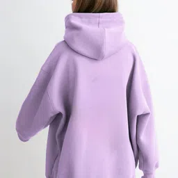 RAYACLOSET Women Printed Hooded Sweatshirt image 5