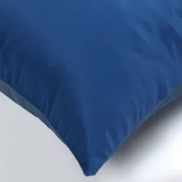 WISE HOME Set of 5 Blue Velvet Rectangle Cushion Covers image 4