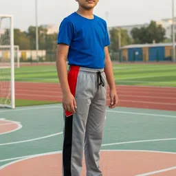 YK Boys Mid-Rise Track Pants image 4