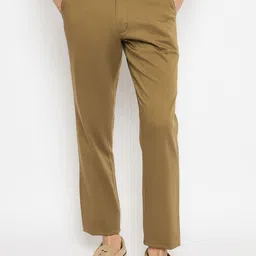 Duke Men Slim Fit Chinos Trousers-image-9