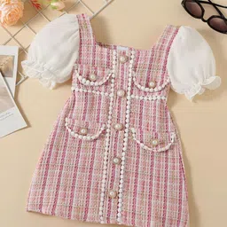 LULU & SKY Checked A-Line Dress-picture-15