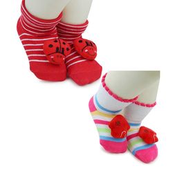 NESKA MODA 2 Pair Cotton Ankle Length Socks-picture-47