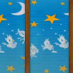 INDIAN ROYALS Blue & White Printed Self-Adhesive Waterproof UV-Protection Wallpaper-image-67