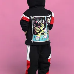 WEARDUDS Kids Printed Sweatshirt With Trousers image 5