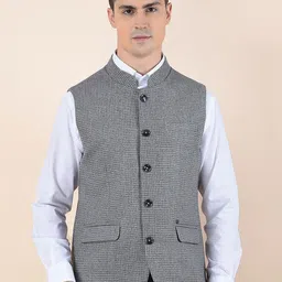 Cantabil Men Printed Woven Nehru Jackets-image-55