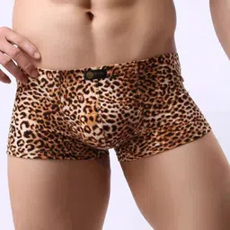 PANTEAZY Men Animal Printed Boxer Style Briefs ZQXTL-ML-S-YP image 1