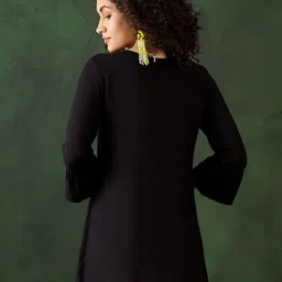 Sangria Embroidered A-Line Tops image 4