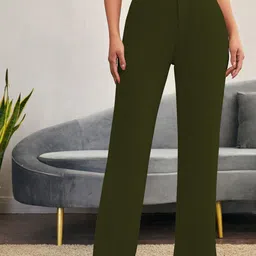 TOOCHKI Women Relaxed Straight Leg High-Rise Trousers-image-92