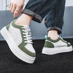 Corsac Men Textured Sneakers image 4