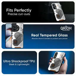 QRIOH Liberty Cyber OnePlus Nord CE4 5G Impact Resistant Back Case image 2