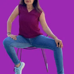 Bhanderi Fashion Women Self Design V-Neck Top-picture-23